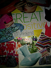 Collage of images representing emotions